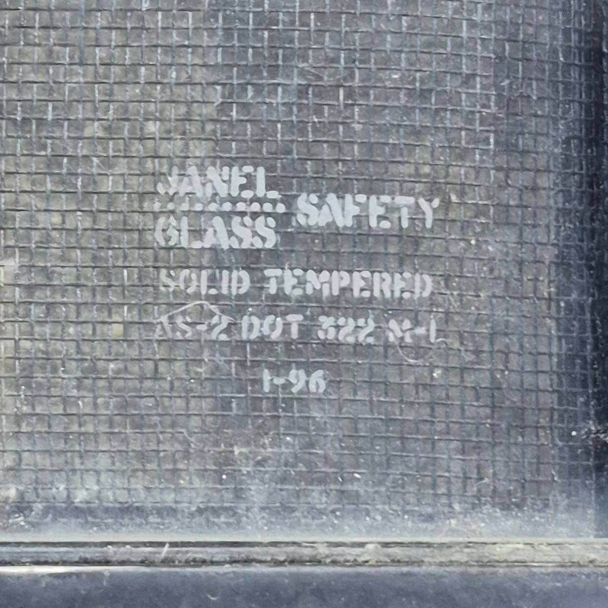 Used Black Radius Opening Window - 36 X 38 X 1.75 - Young Farts RV Parts