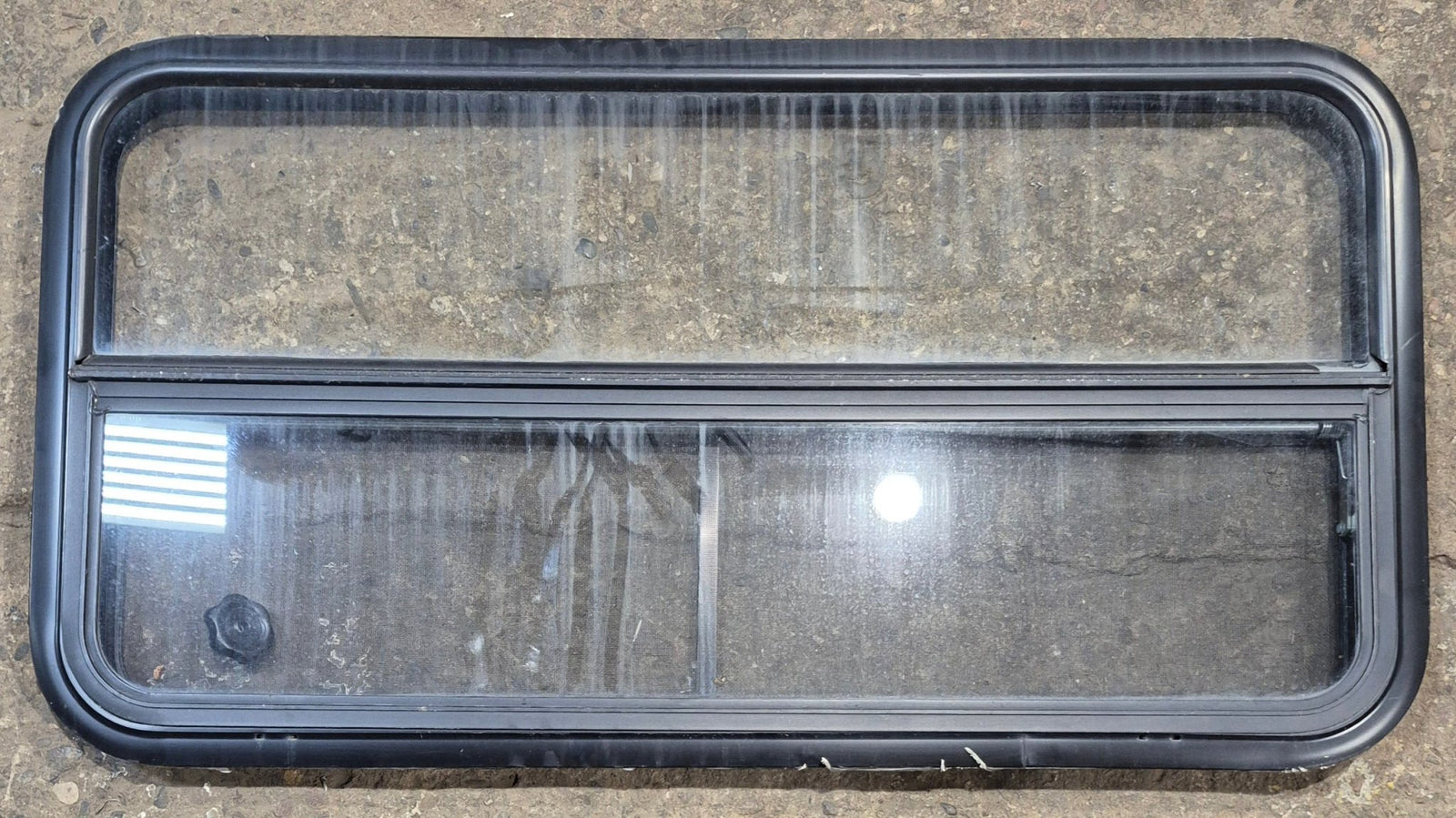 Used Black Radius Opening Window : 41 1/2