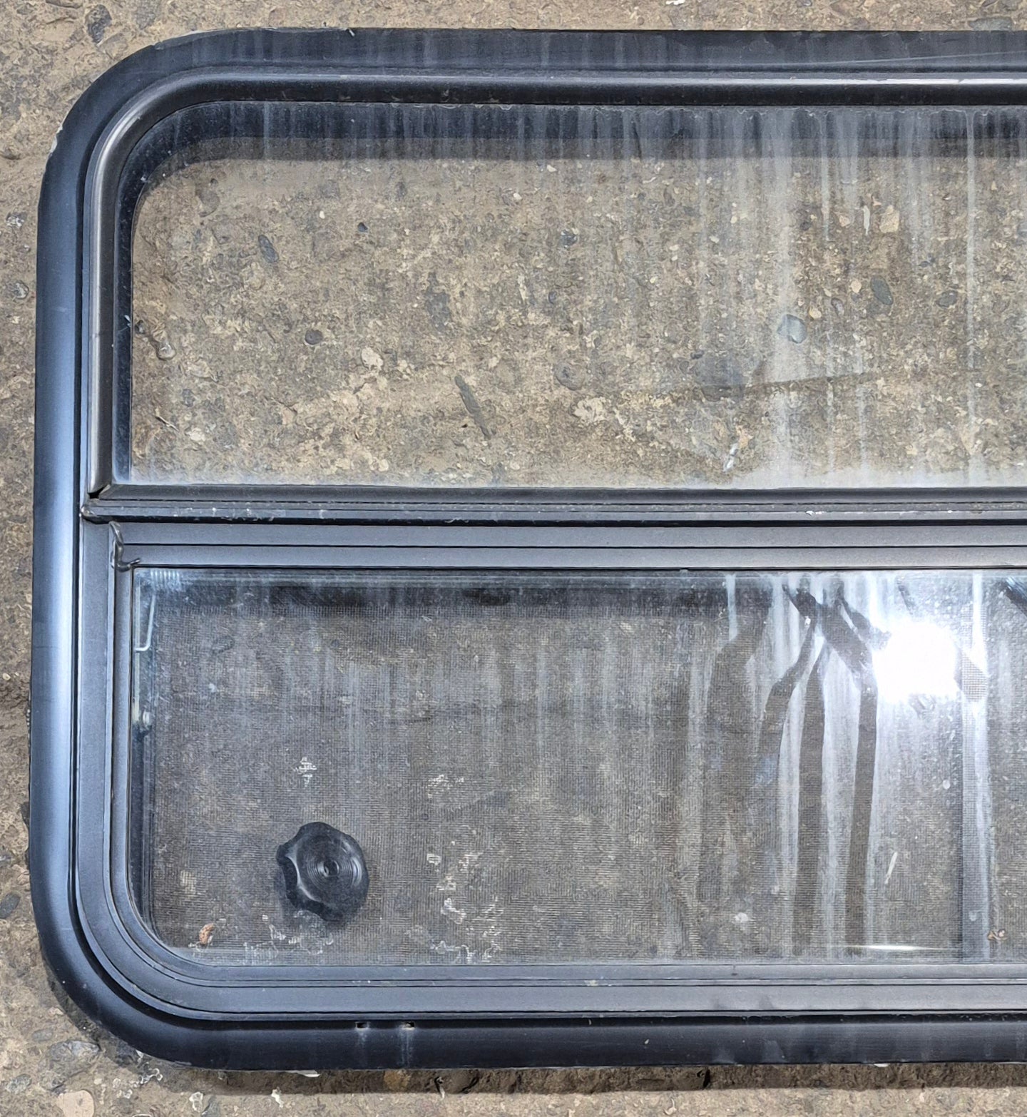 Used Black Radius Opening Window : 41 1/2