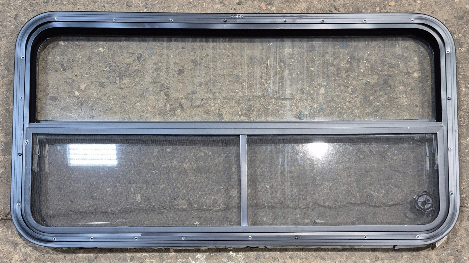 Used Black Radius Opening Window : 41 1/2