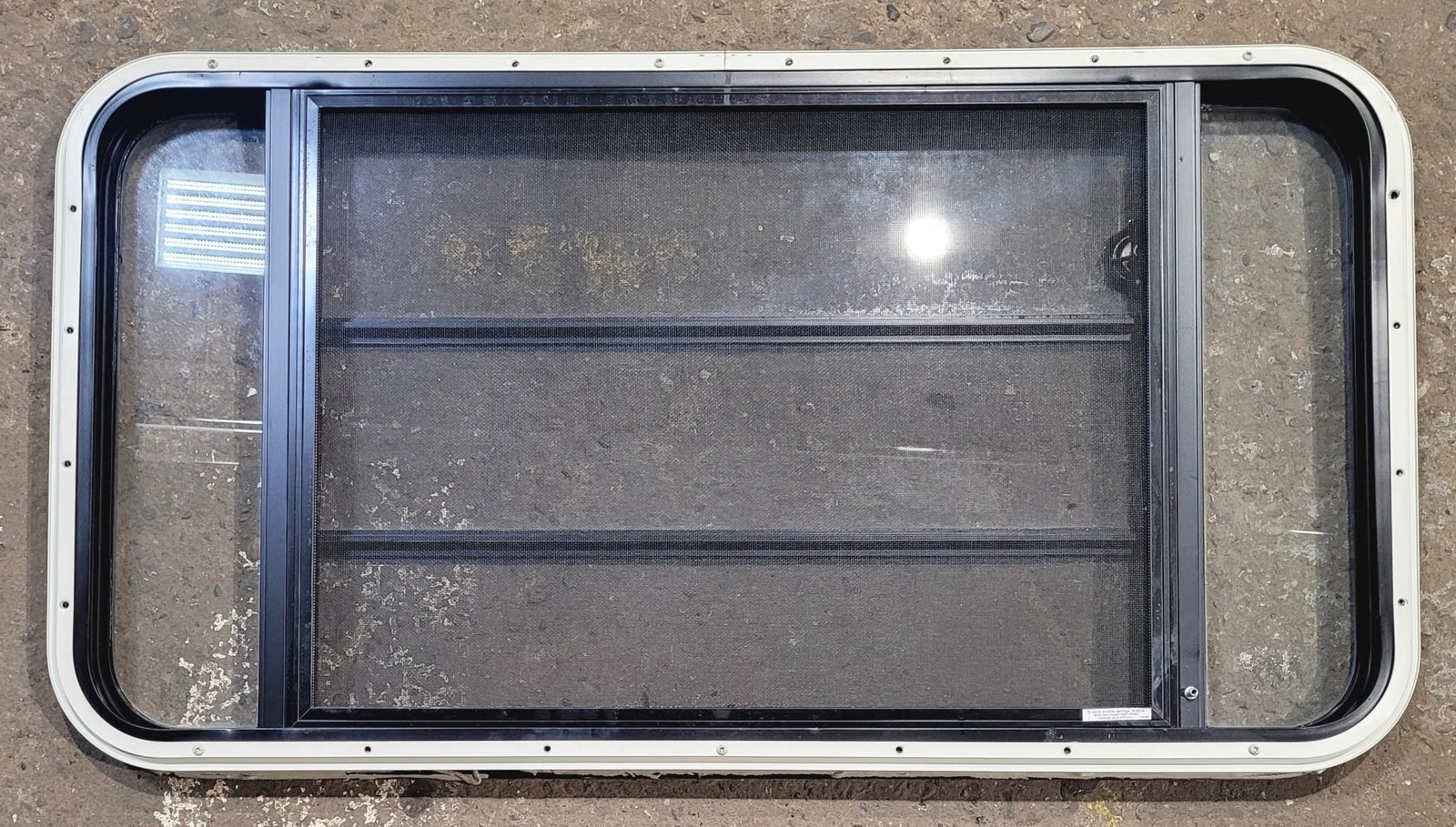 Used Black Radius Opening Window : 41 1/2