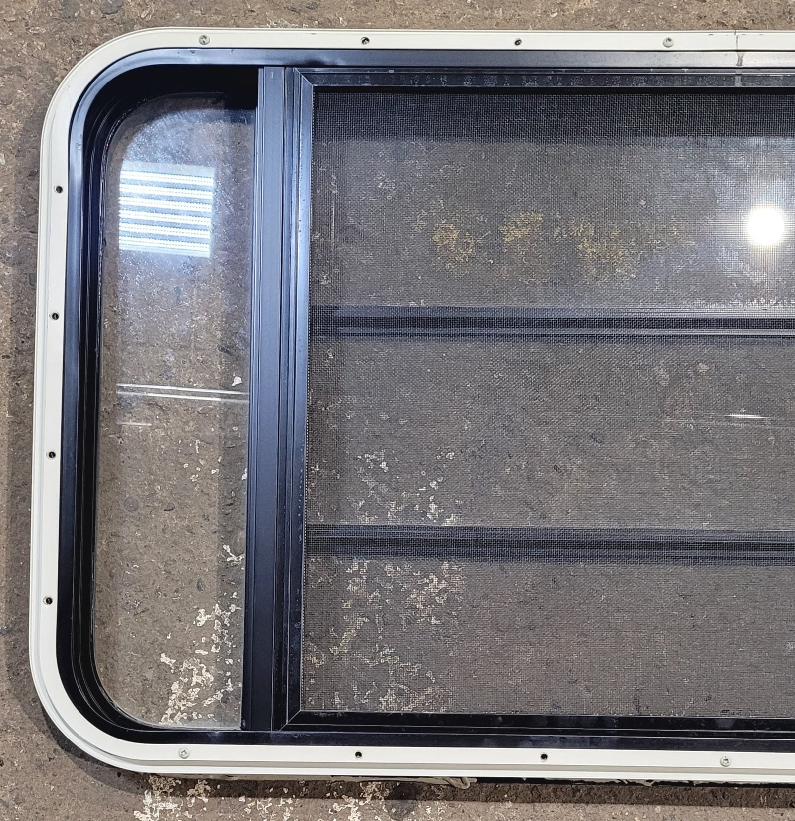 Used Black Radius Opening Window : 41 1/2