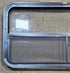 Used Black Radius Opening Window : 41 1/4" W x 21 1/4" H x 1 5/8" - Young Farts RV Parts
