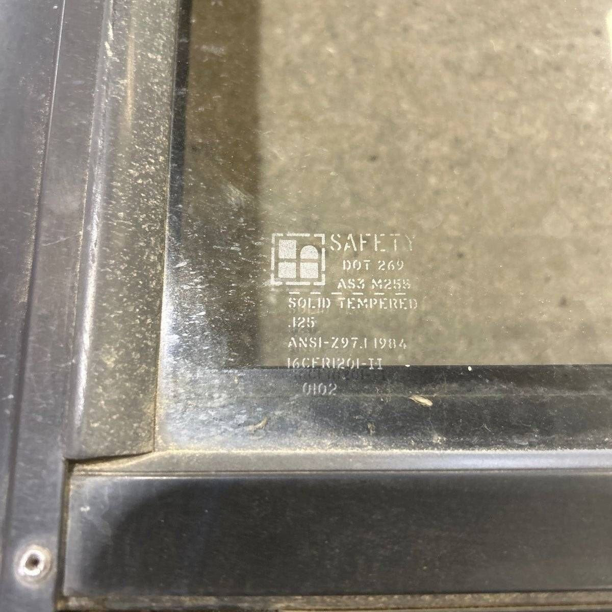 Used Black Radius Opening Window - 41.75 X 26 X 1.875 - Young Farts RV Parts