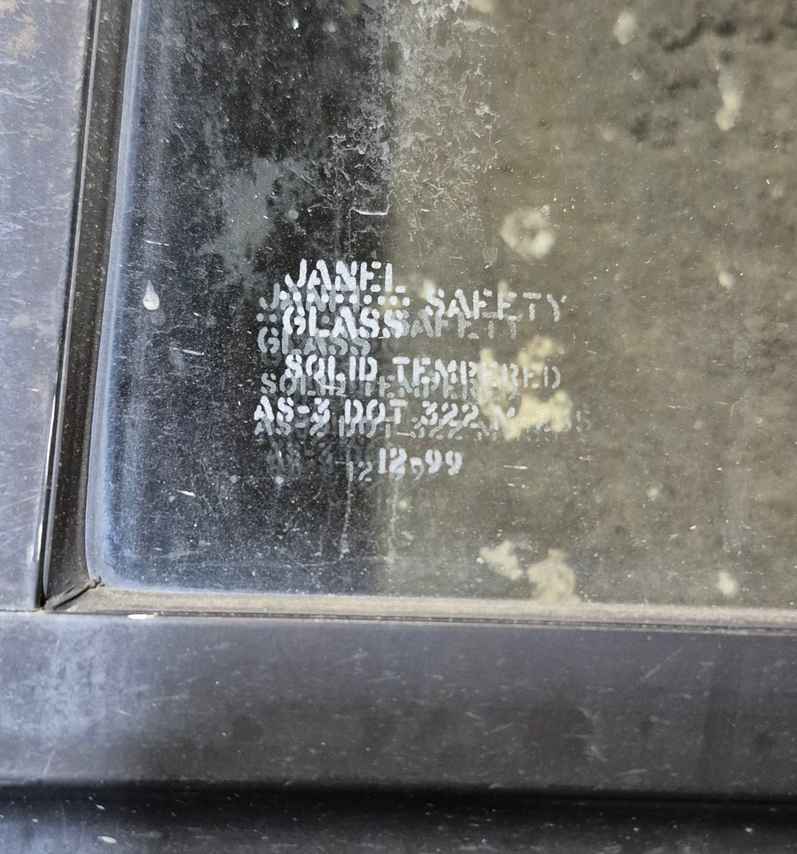 Used Black Radius Opening Window : 42 1/2