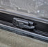 Used Black Radius Opening Window : 42 1/2" W x 34" H x 1 3/4" D - Young Farts RV Parts