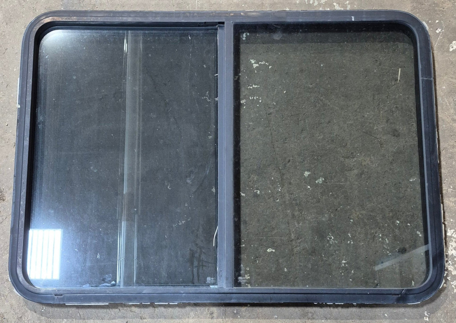 Used Black Radius Opening Window : 42 1/2