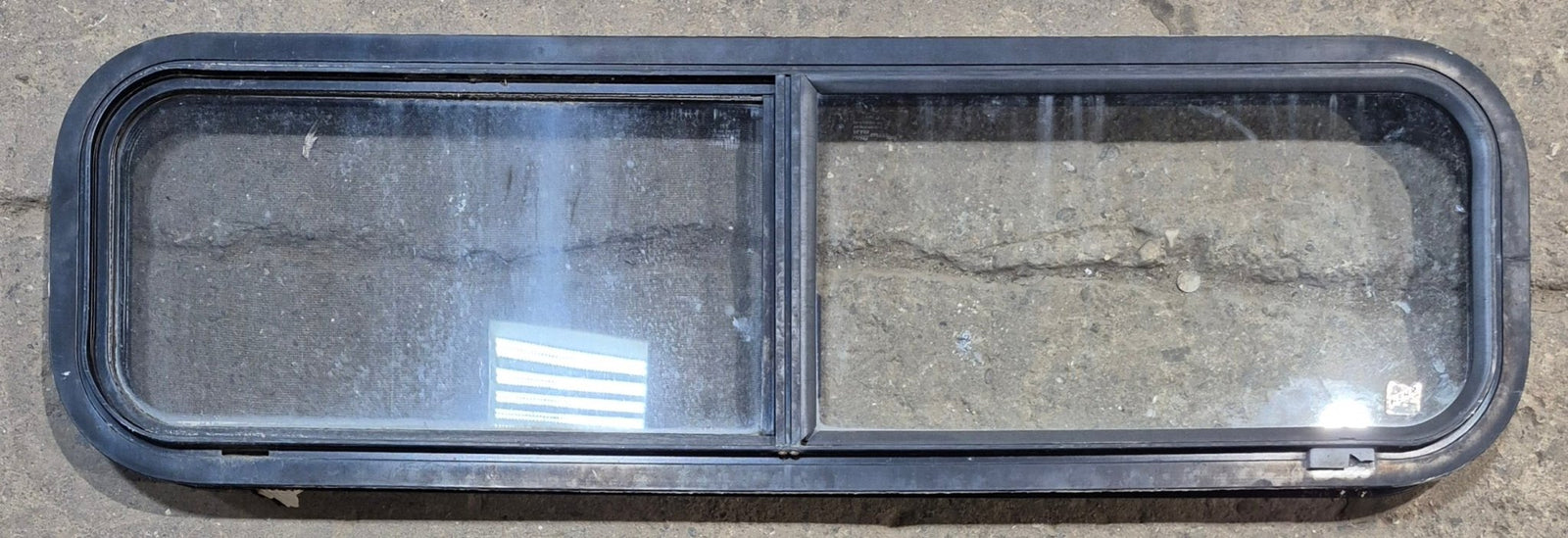 Used Black Radius Opening Window : 42 1/4
