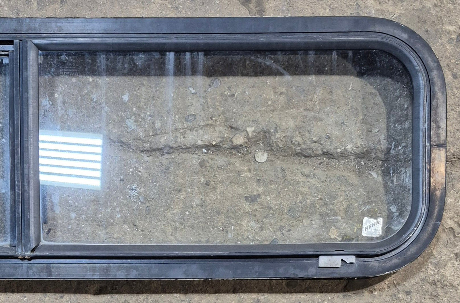 Used Black Radius Opening Window : 42 1/4