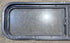 Used Black Radius Opening Window : 42 1/4" W x 11 3/4" H x 1 7/8" - Young Farts RV Parts