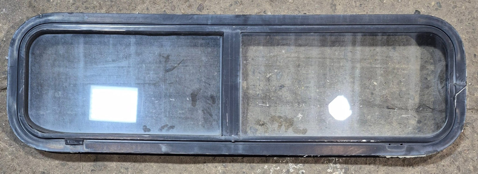 Used Black Radius Opening Window : 42 1/4