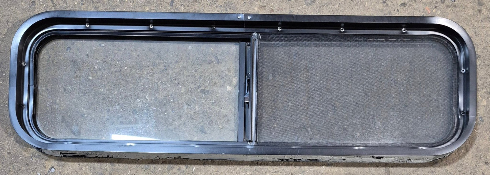 Used Black Radius Opening Window : 42 1/4