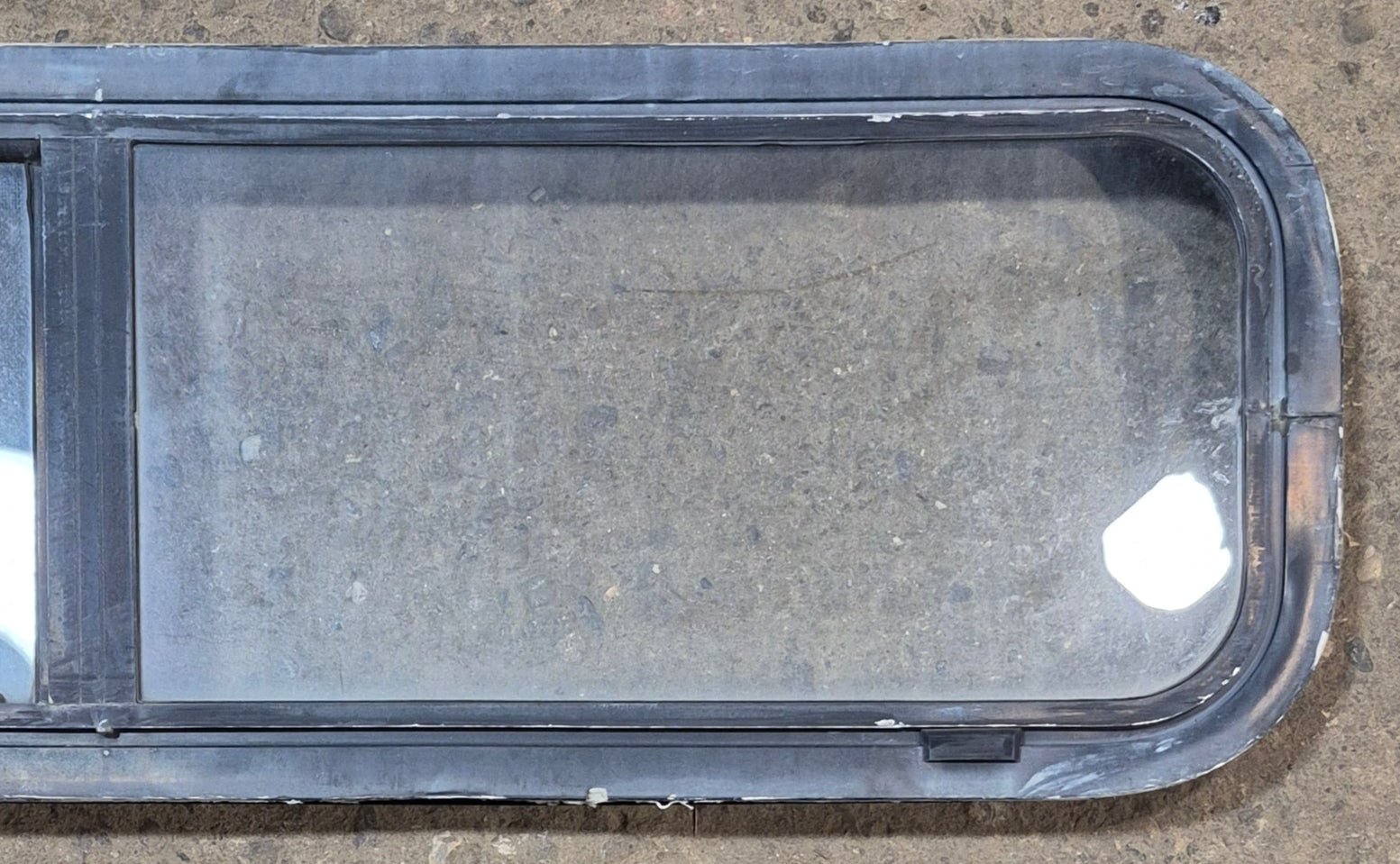 Used Black Radius Opening Window : 42 1/4