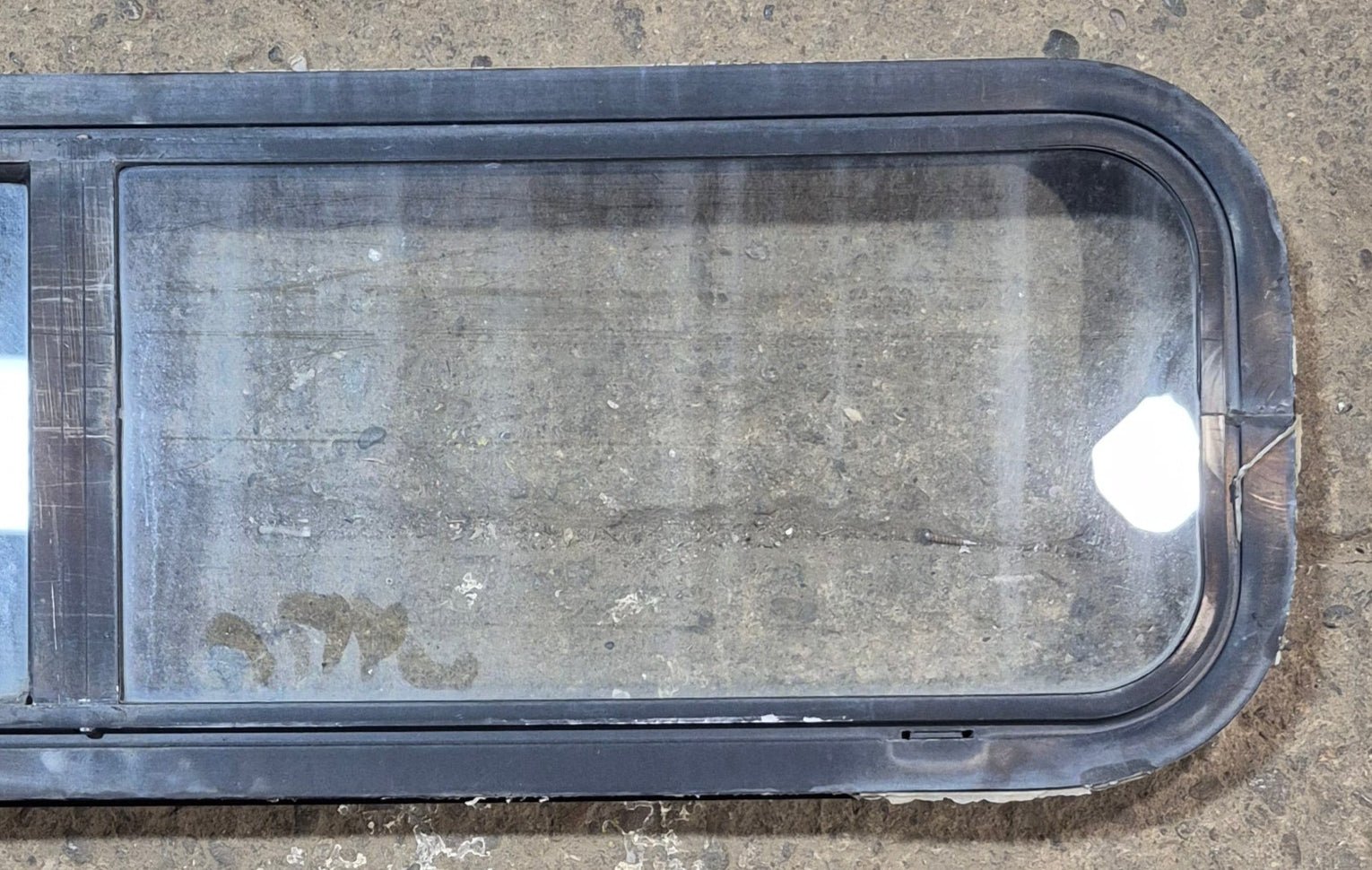 Used Black Radius Opening Window : 42 1/4