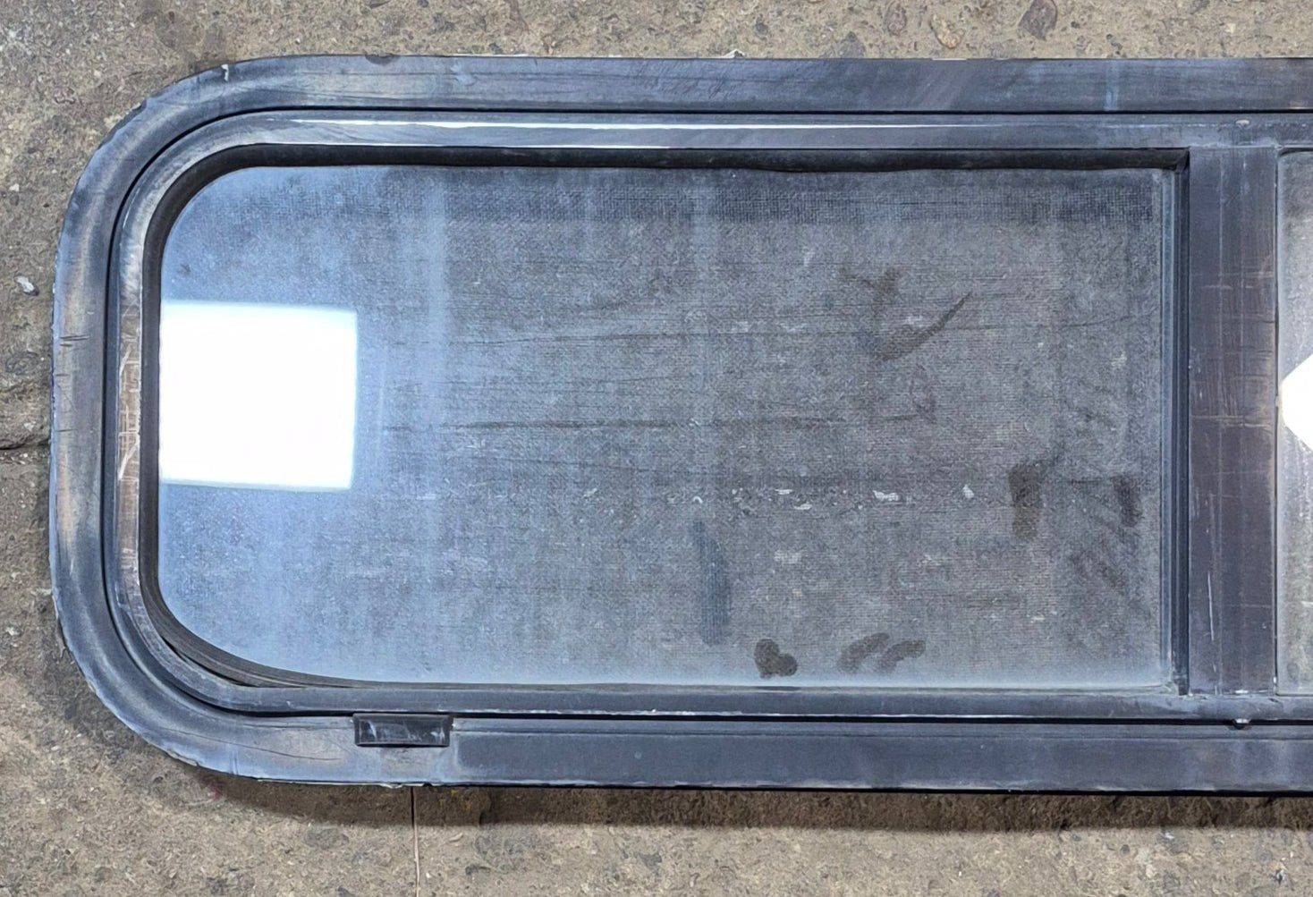 Used Black Radius Opening Window : 42 1/4