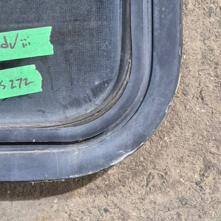 Used Black Radius Opening Window - 44.25 X 35.5 X 1.875 - Young Farts RV Parts