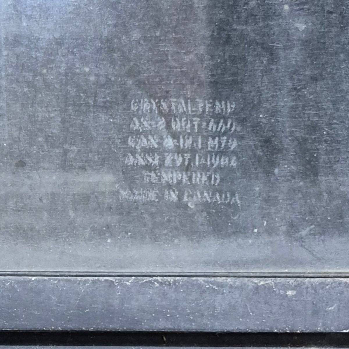 Used Black Radius Opening Window - 44.25 X 35.5 X 1.875 - Young Farts RV Parts