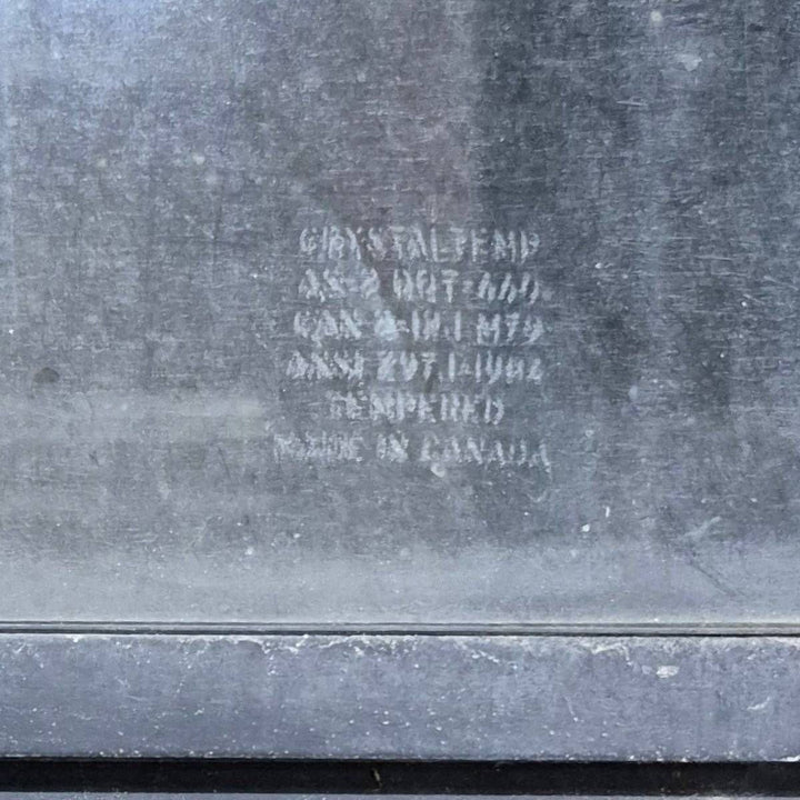 Used Black Radius Opening Window - 44.25 X 35.5 X 1.875 - Young Farts RV Parts