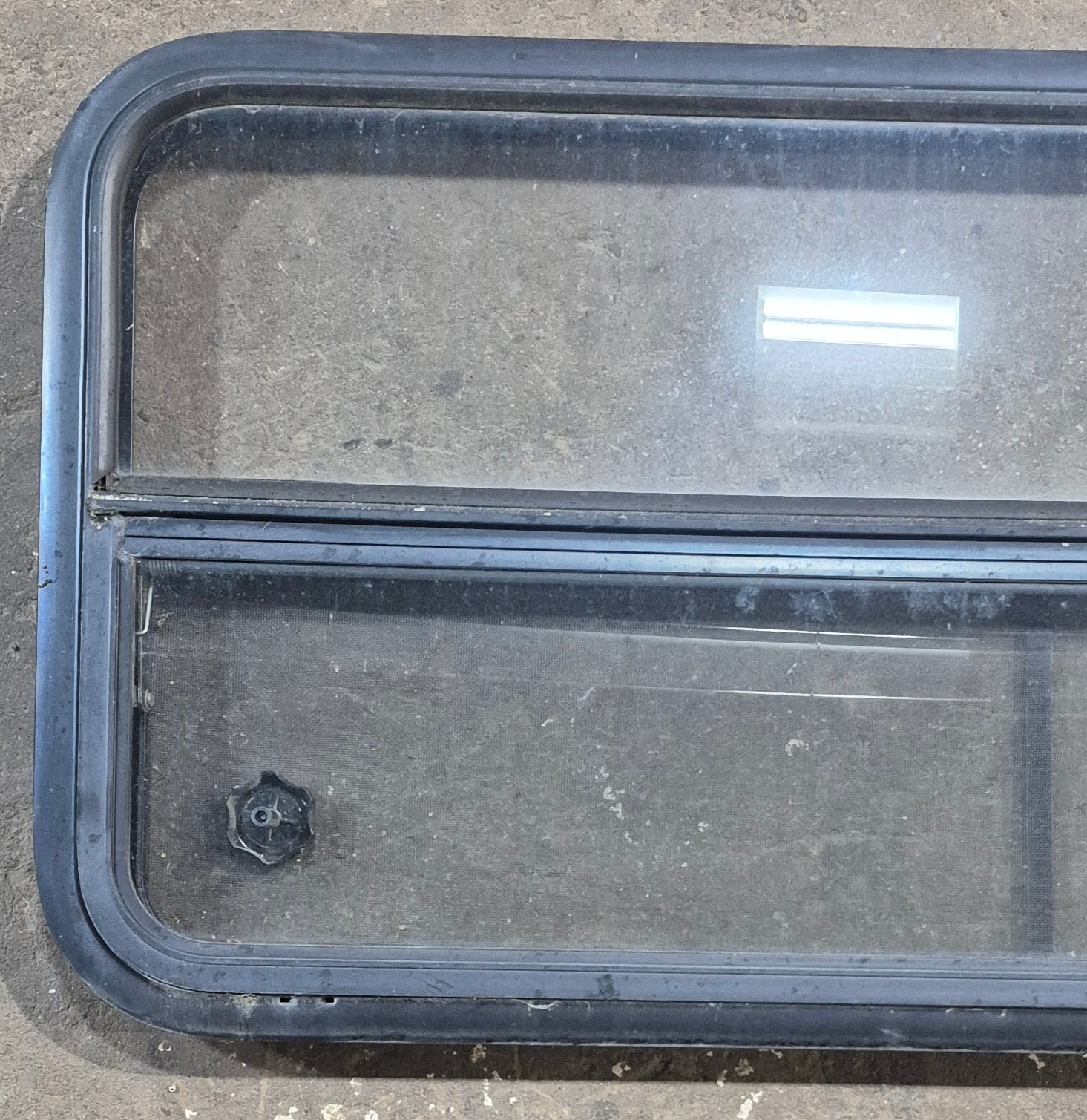 Used Black Radius Opening Window : 45 1/4
