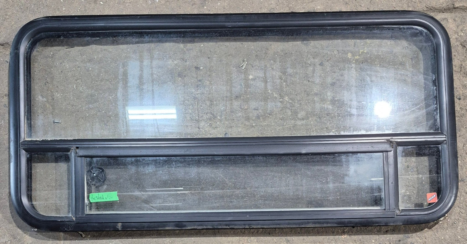 Used Black Radius Opening Window : 45 1/4