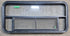 Used Black Radius Opening Window : 45 1/4" W x 21 1/4" H x 1 7/8" D - Young Farts RV Parts