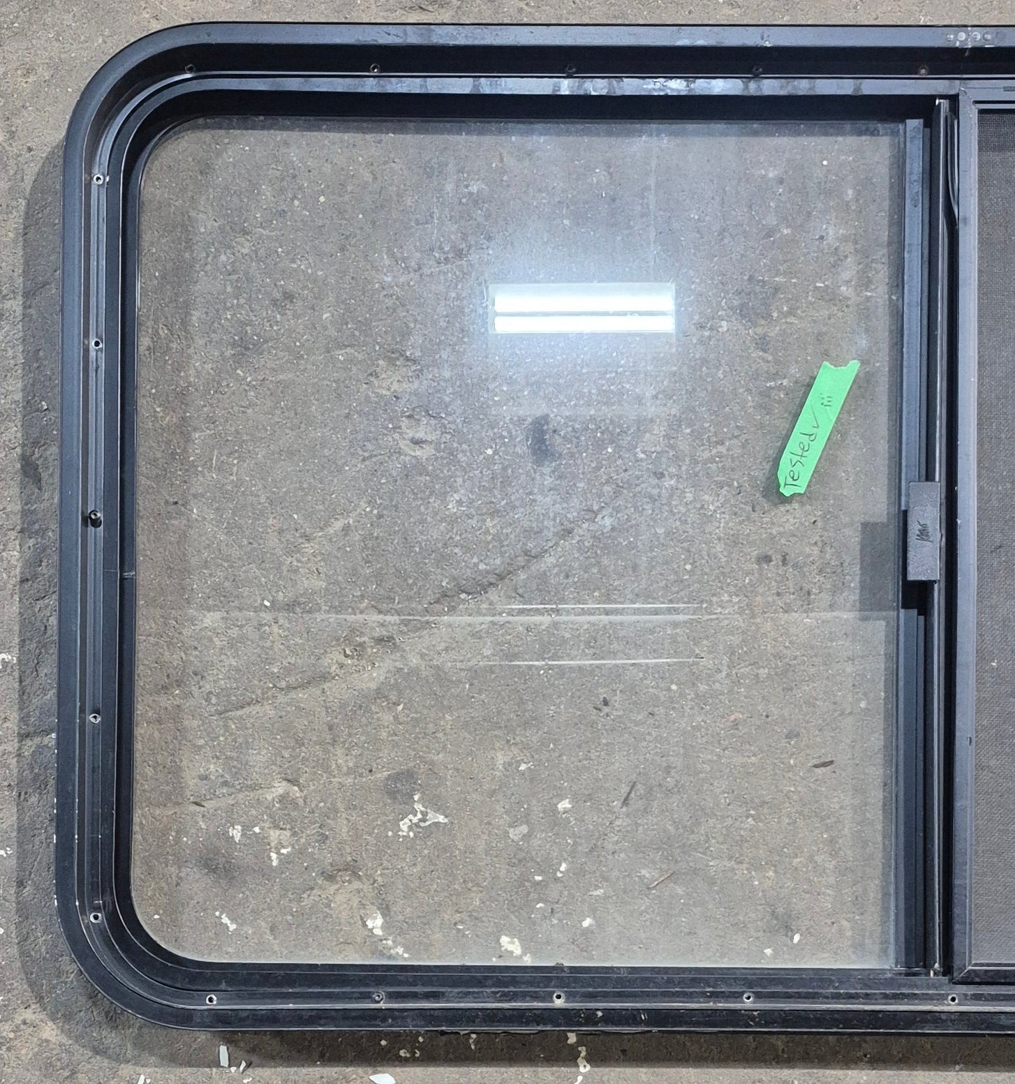 Used Black Radius Opening Window : 45 1/4