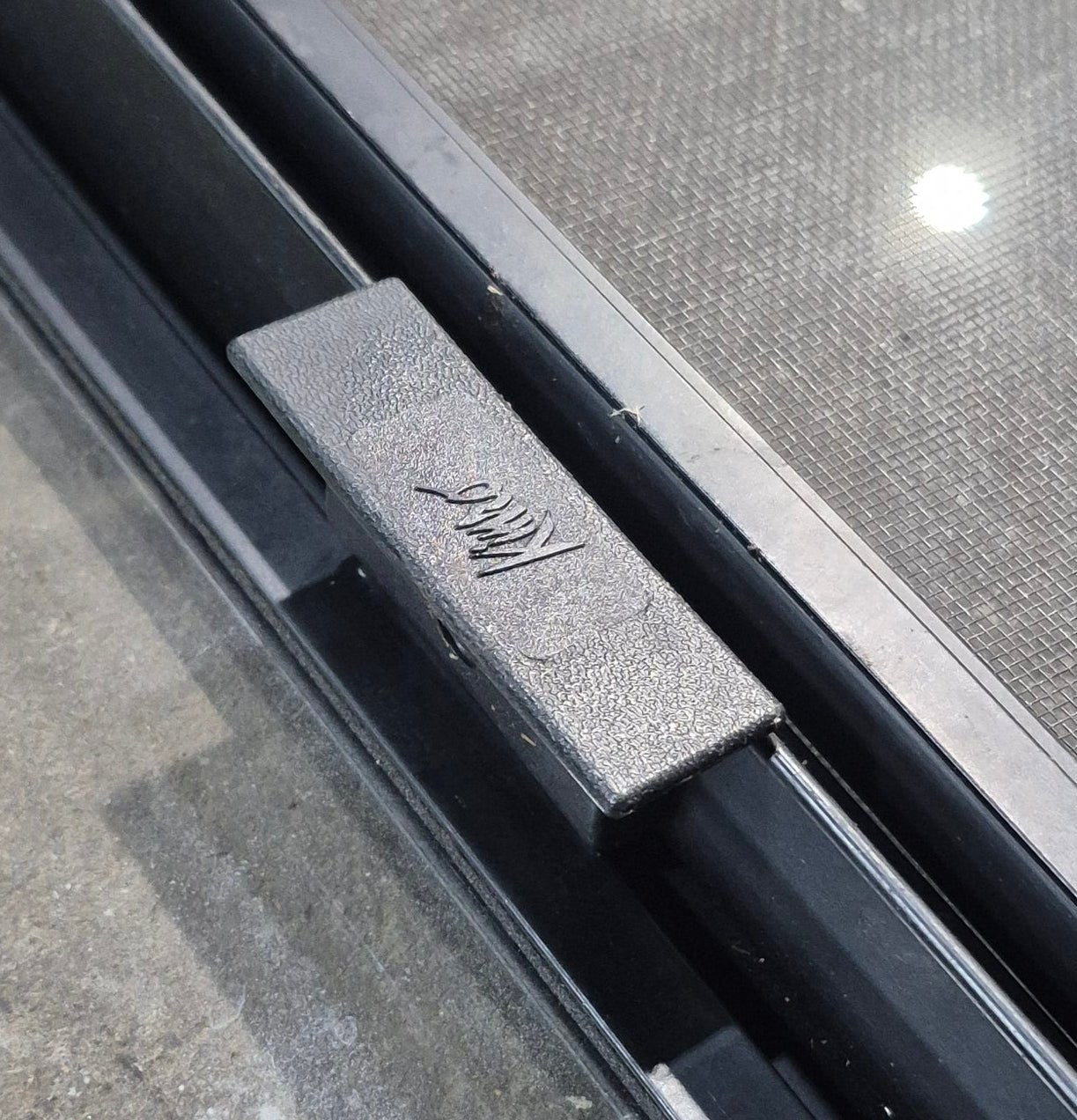 Used Black Radius Opening Window : 45 1/4
