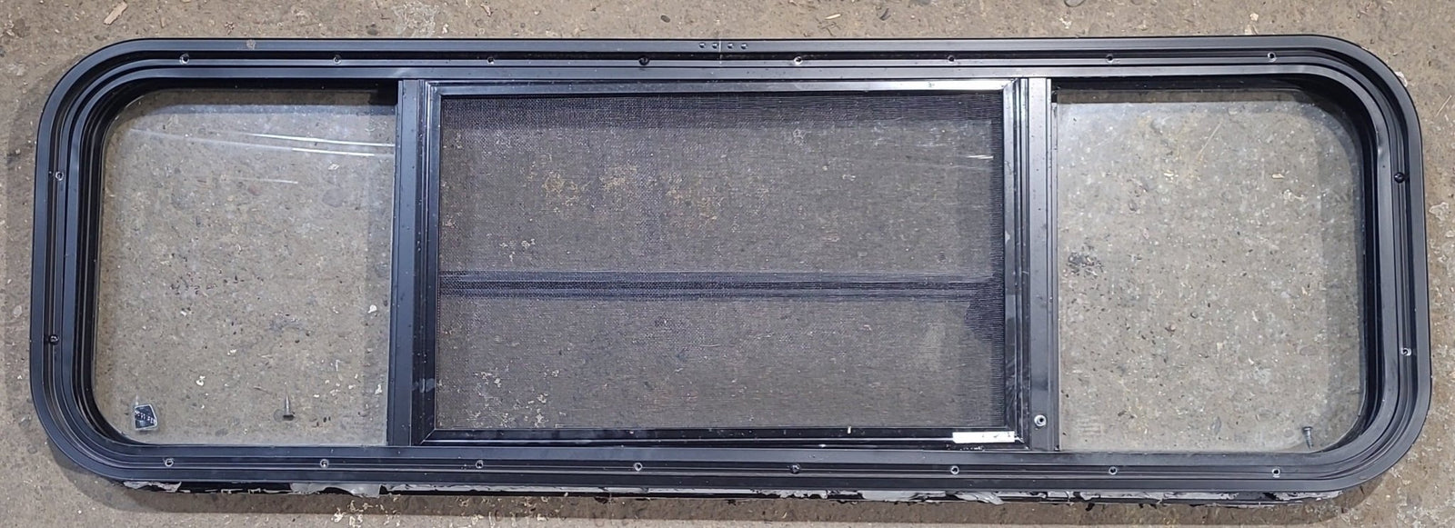 Used Black Radius Opening Window : 47 1/2