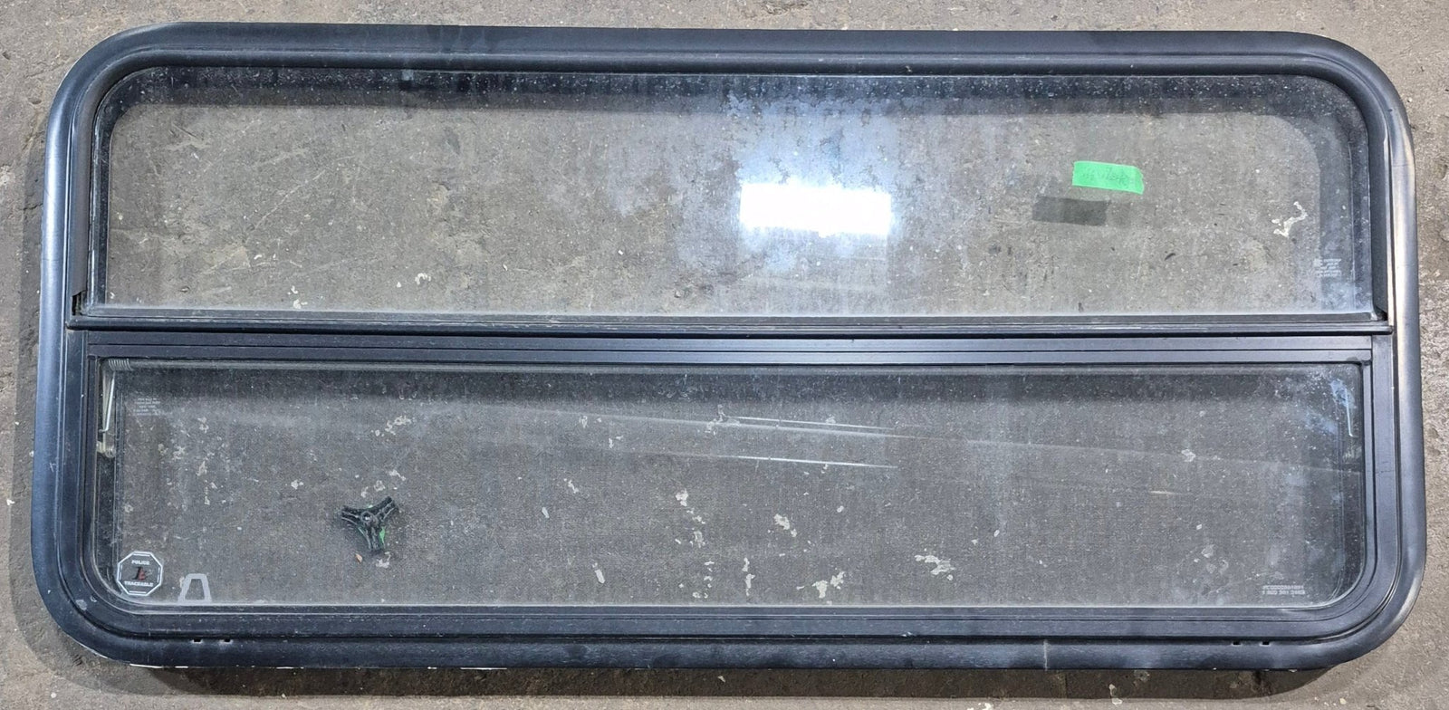 Used Black Radius Opening Window : 47 1/2
