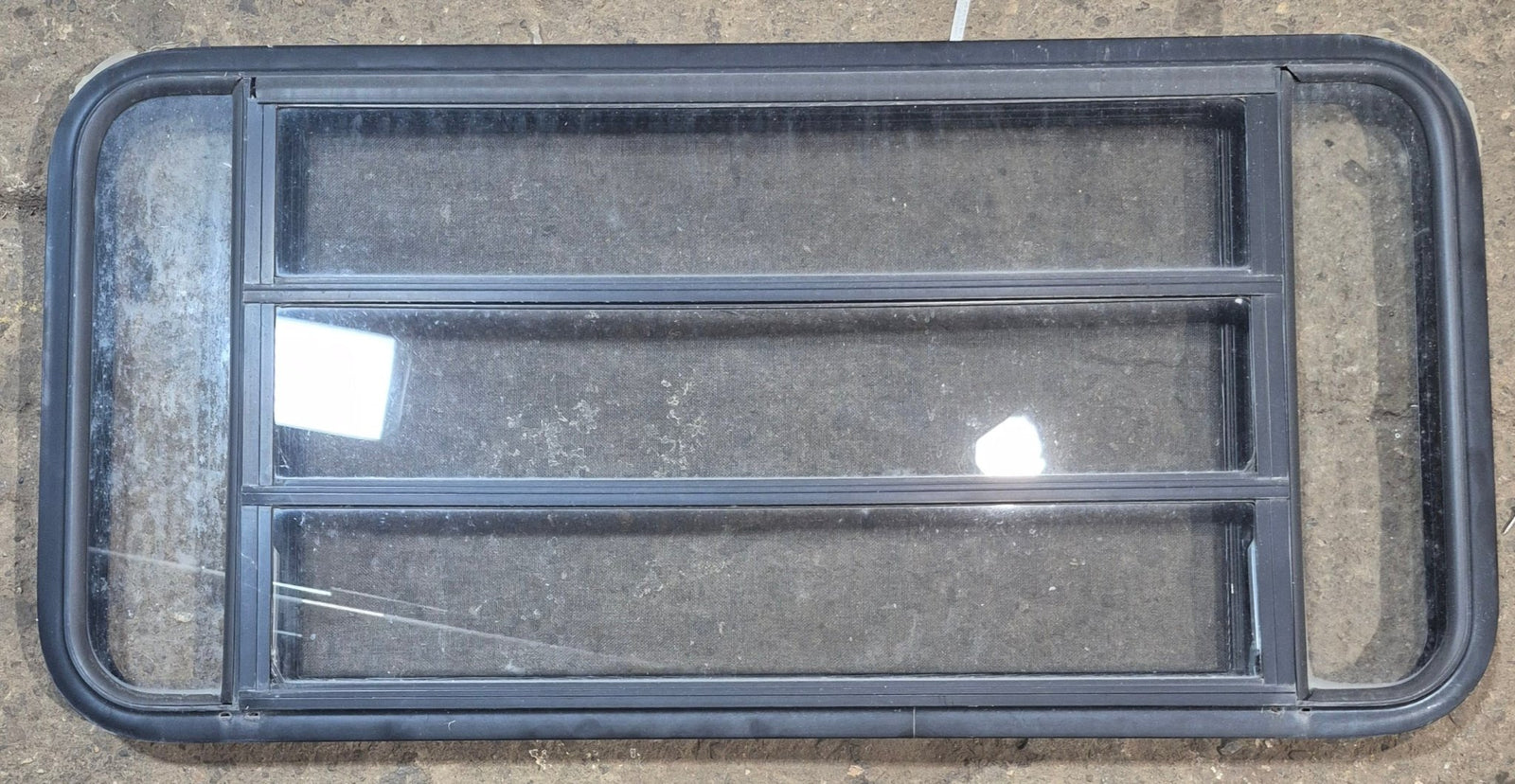 Used Black Radius Opening Window : 47 1/2