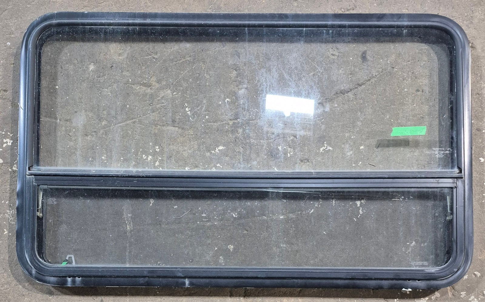 Used Black Radius Opening Window : 47 1/2