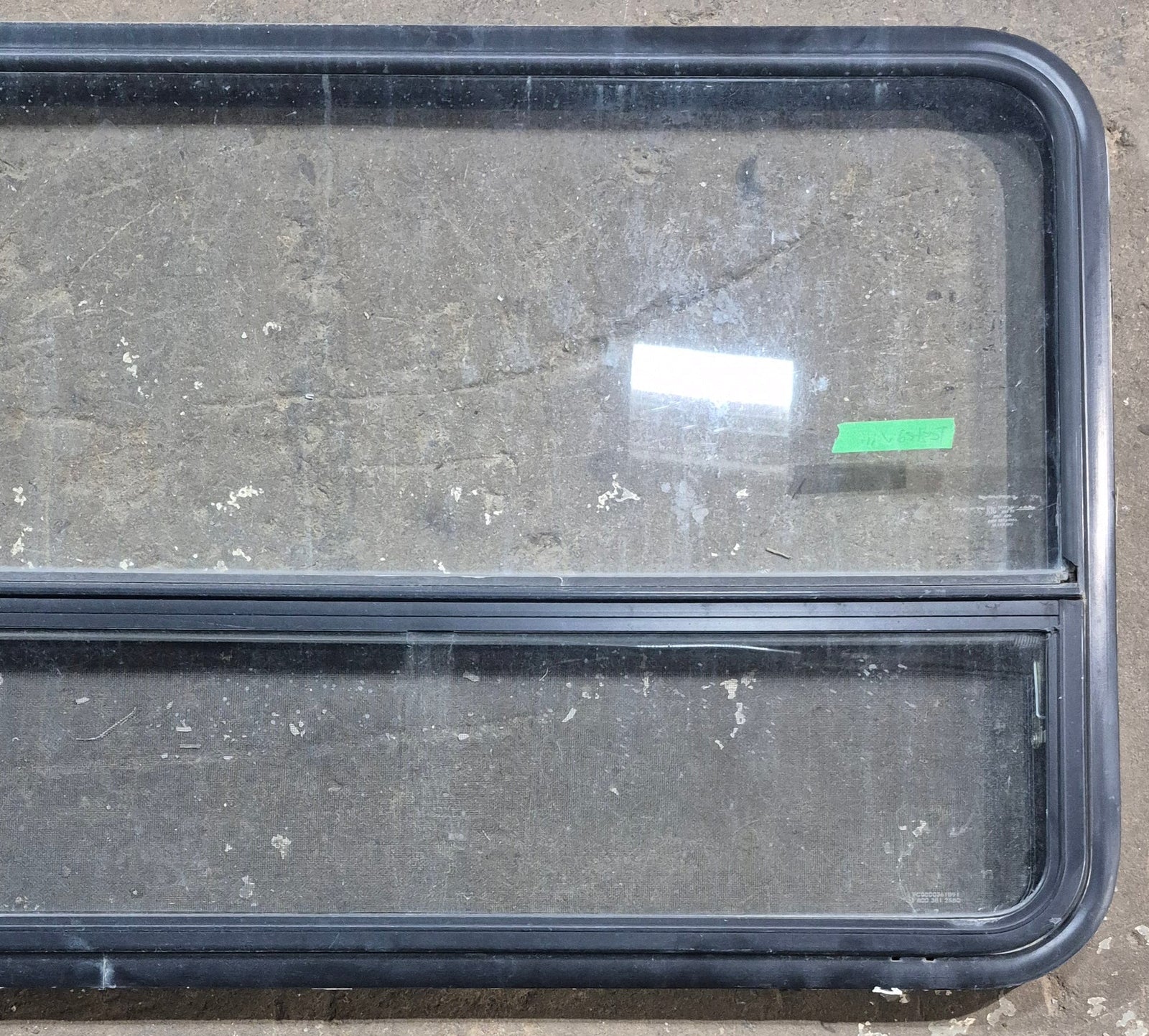 Used Black Radius Opening Window : 47 1/2