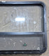 Used Black Radius Opening Window : 47 1/2" W x 28 1/4" H x 1 1/4" D - Young Farts RV Parts