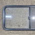 Used Black Radius Opening Window - 47 1/2 X 21 1/2 X 1 1/4 - Young Farts RV Parts