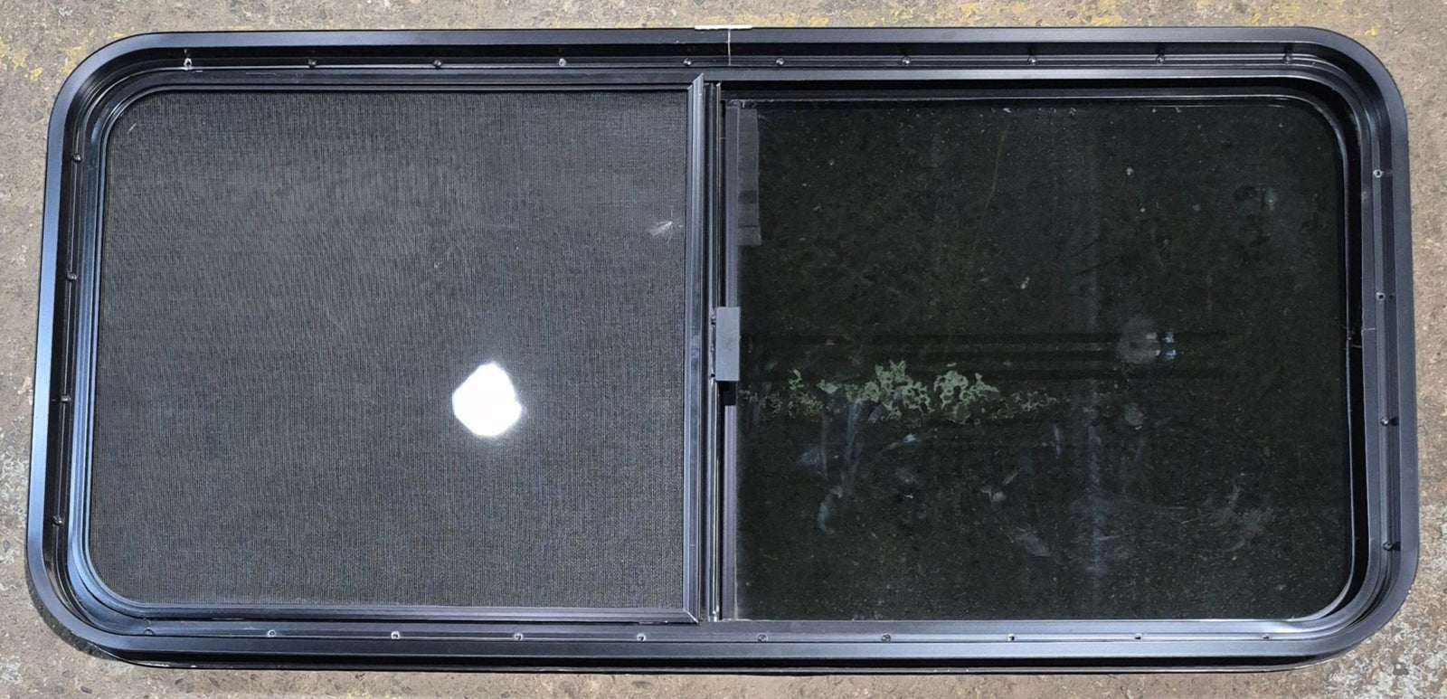Used Black Radius Opening Window : 47 1/4