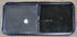 Used Black Radius Opening Window : 47 1/4" W x 21 1/2" H x 1 3/4" - Young Farts RV Parts