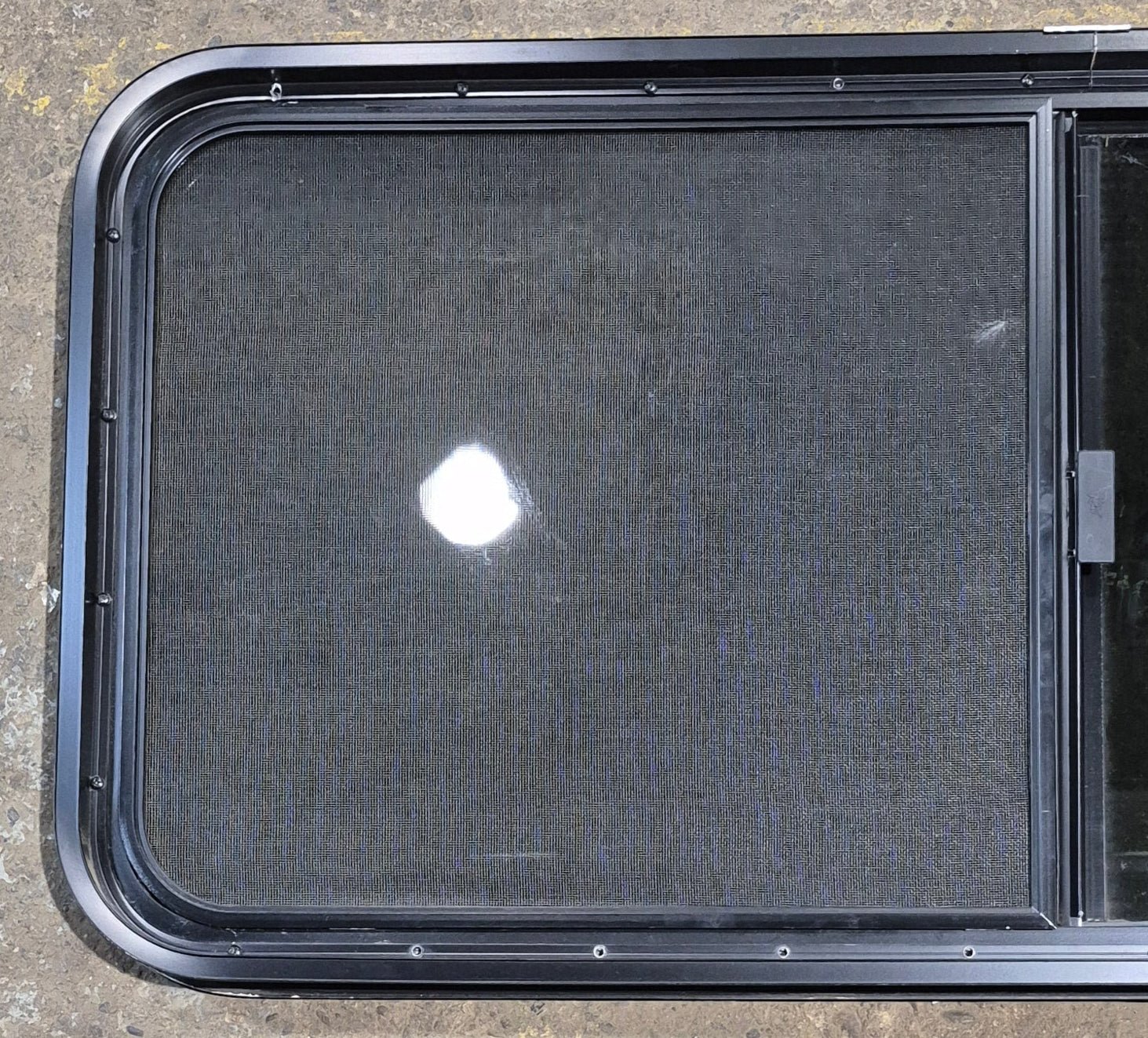 Used Black Radius Opening Window : 47 1/4