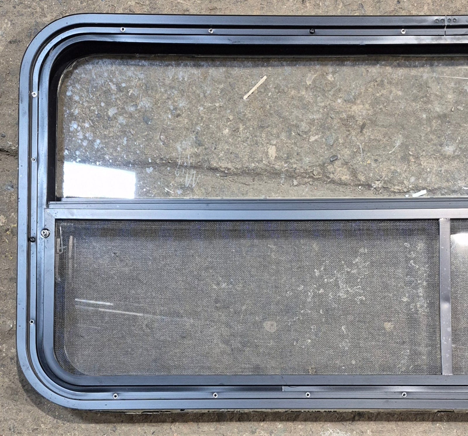Used Black Radius Opening Window : 47 1/4