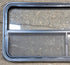 Used Black Radius Opening Window : 47 1/4" W x 21 1/4" H x 1 7/8" - Young Farts RV Parts