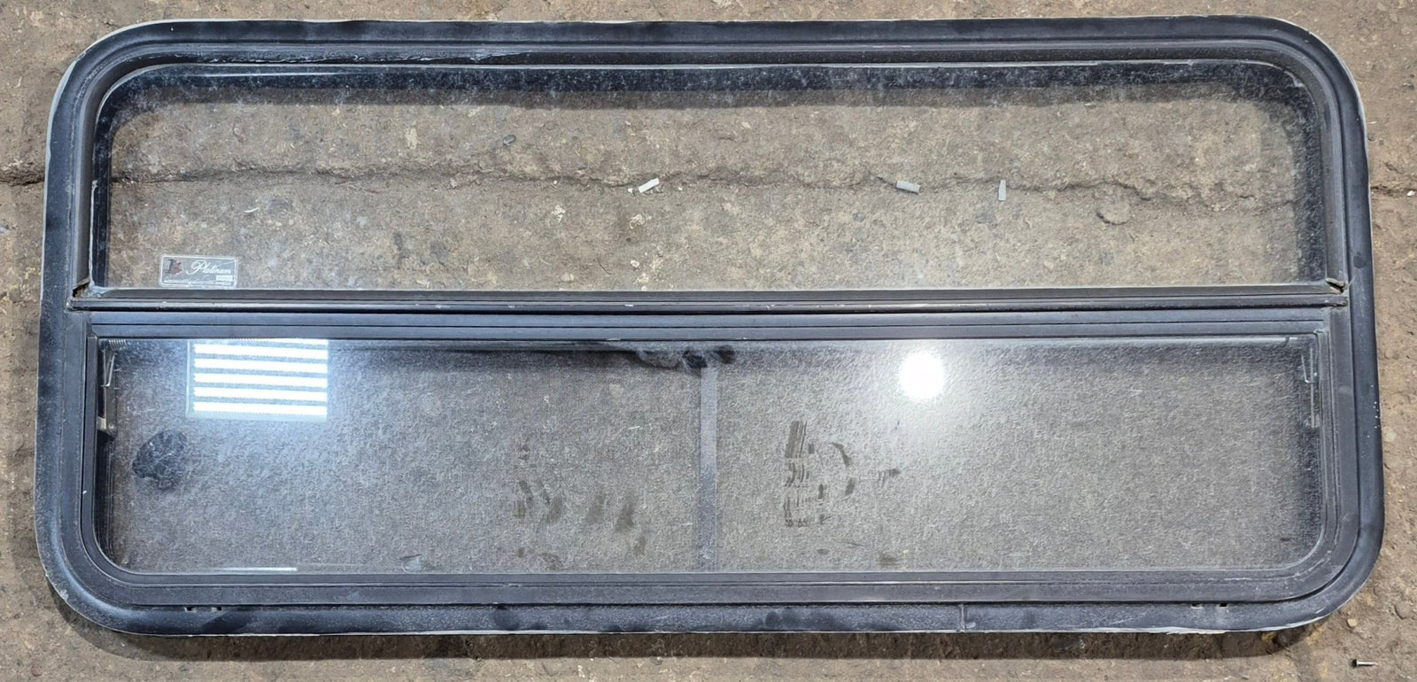 Used Black Radius Opening Window : 47 1/4