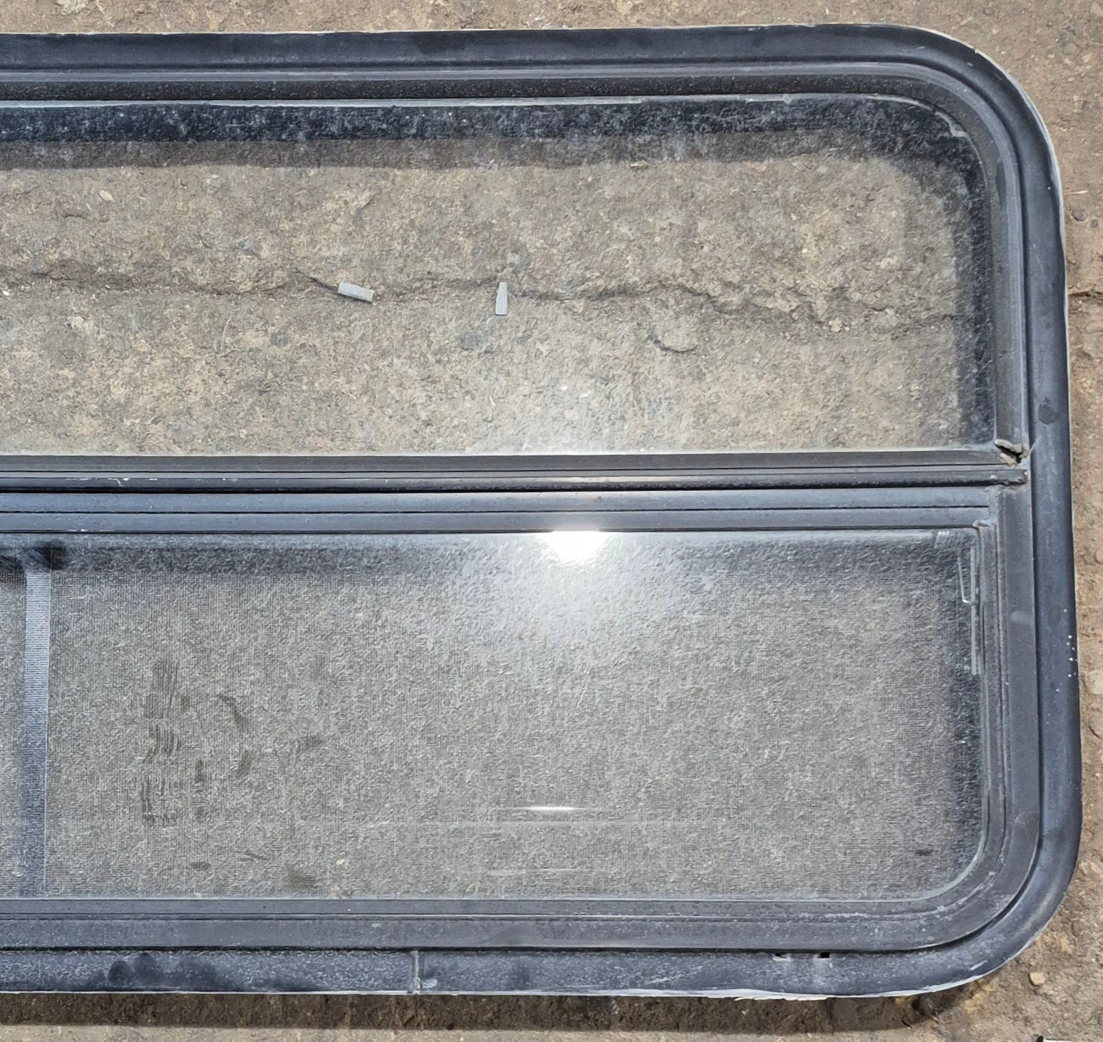 Used Black Radius Opening Window : 47 1/4