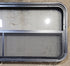 Used Black Radius Opening Window : 47 1/4" W x 21 1/4" H x 1 7/8" - Young Farts RV Parts