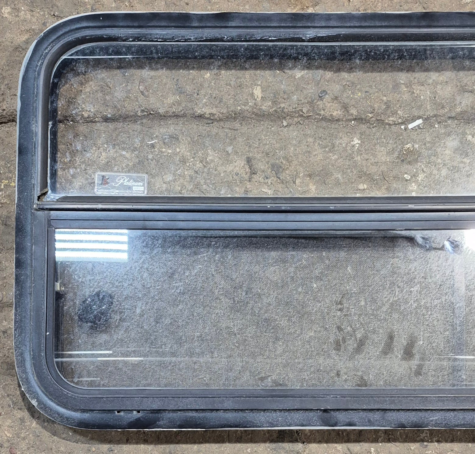 Used Black Radius Opening Window : 47 1/4