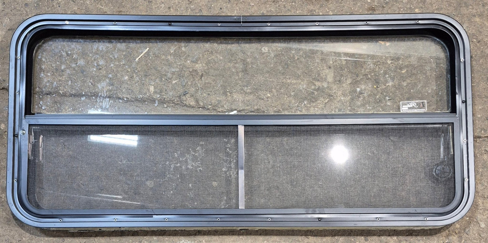 Used Black Radius Opening Window : 47 1/4