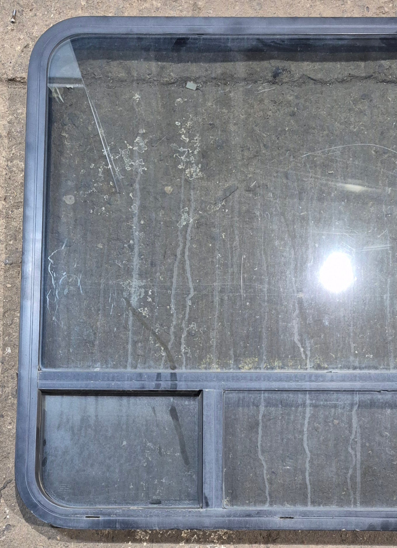 Used Black Radius Opening Window : 47 1/4