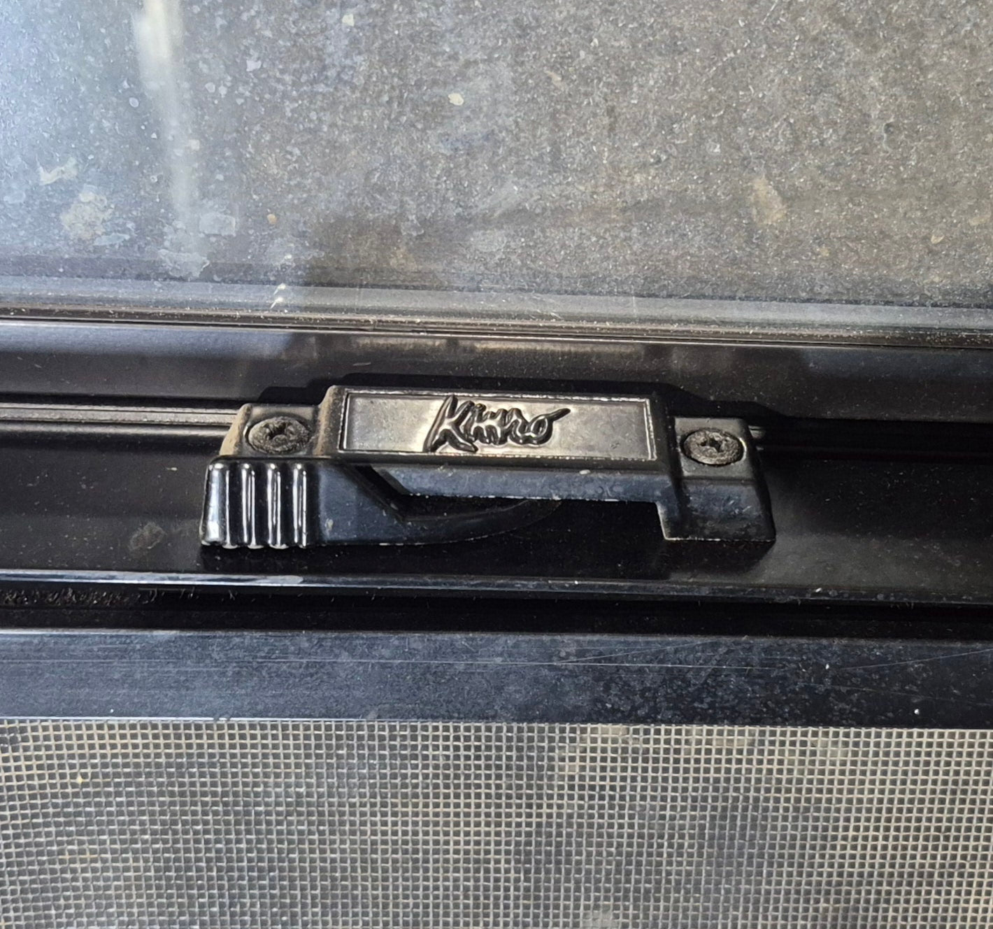 Used Black Radius Opening Window : 47 1/4
