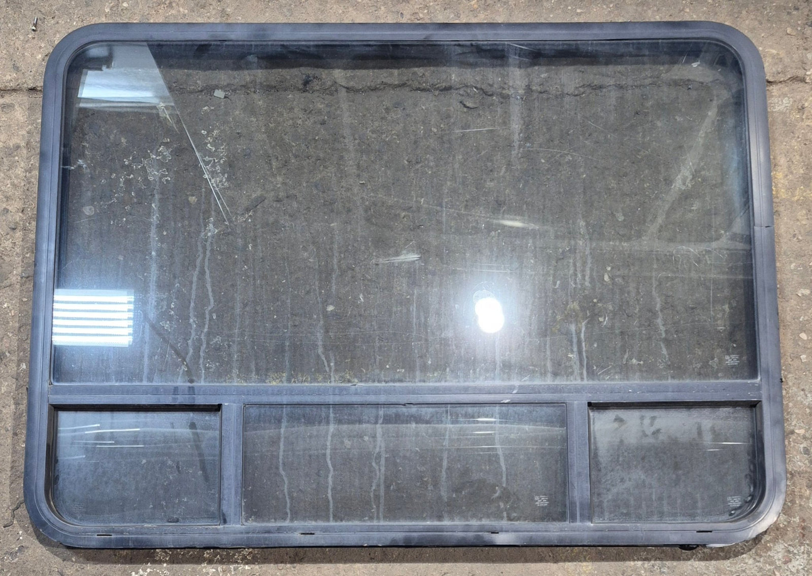 Used Black Radius Opening Window : 47 1/4