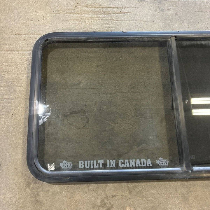 Used Black Radius Opening Window - 47.75 X 23.875 X 1.75 - Young Farts RV Parts