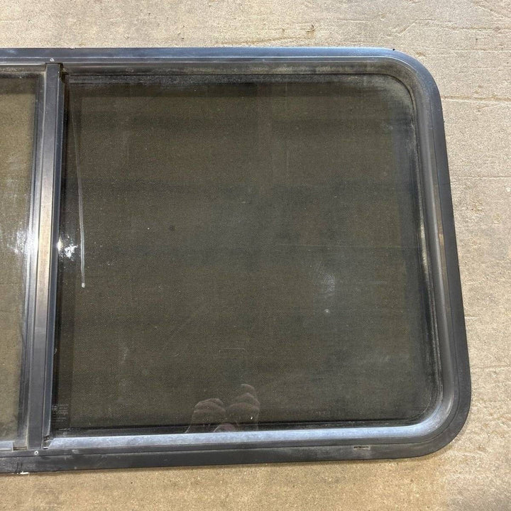 Used Black Radius Opening Window - 47.75 X 23.875 X 1.75 - Young Farts RV Parts