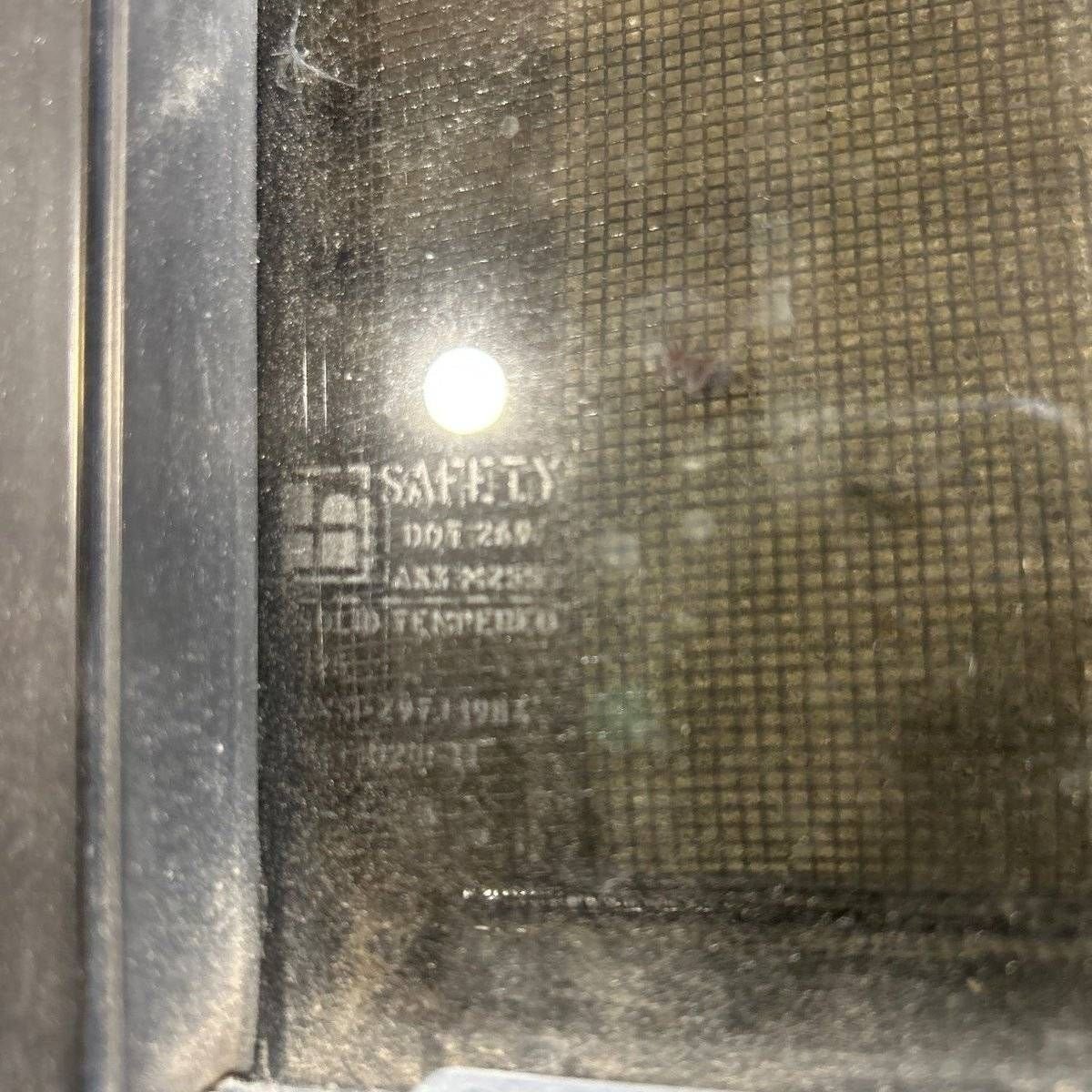 Used Black Radius Opening Window - 47.75 X 24.75 X 1.875 - Young Farts RV Parts